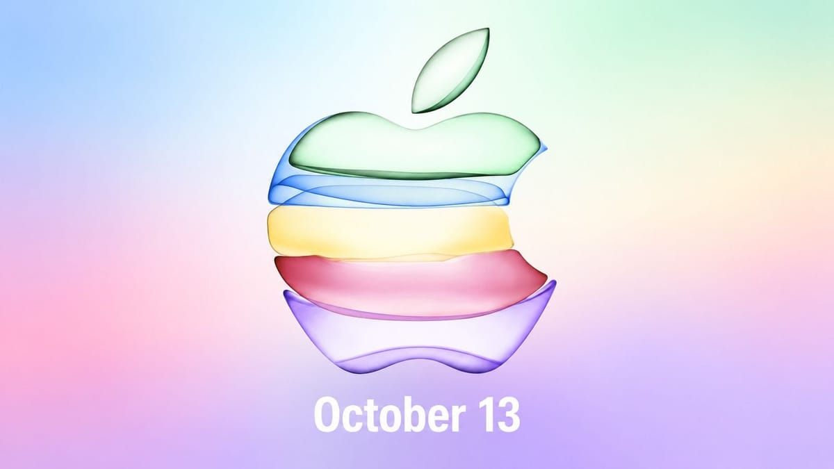 苹果 3 款新品即将发布，10月13日见！