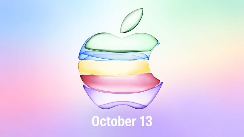 苹果 3 款新品即将发布，10月13日见！